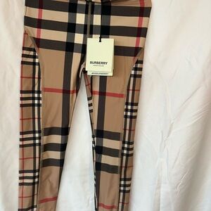 Kids Burberry Checkered Leggings